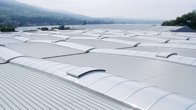 Airex Composite Structures Industrie- und Gewerbepark (Industrial park) | Altenrhein, Switzerland • 31 x Proline 18.5m x 2.67m, 21 NSHEV flaps 1.10m x 1.98m