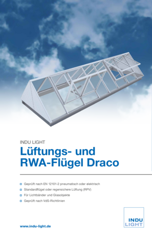 Lüftungs- und RWA-Flügel Draco